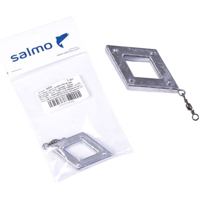 Груз SALMO с вертлюгой Rombs Swivel 100г SRS-100