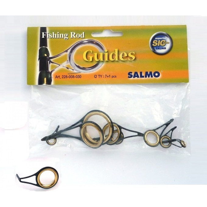 Кольца пропускные SALMO Sic Titanium размер 08-30 Набор 228-008-030